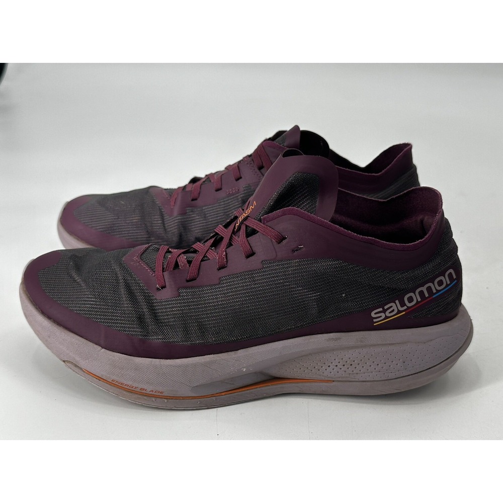 Salomon Phantasm Road Running Shoes Women's Size 10 Color Grape Wine - Picture 7 of 12